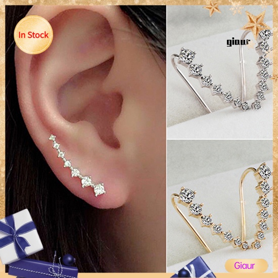 Bông tai đính đá zircon thời trang cho nữ