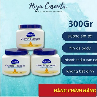 Kem dưỡng da vitamin e Redwin Úc Vitamin E cream dưỡng ẩm da mặt body da nhạy cảm dùng được cho cả da em bé hũ 300g