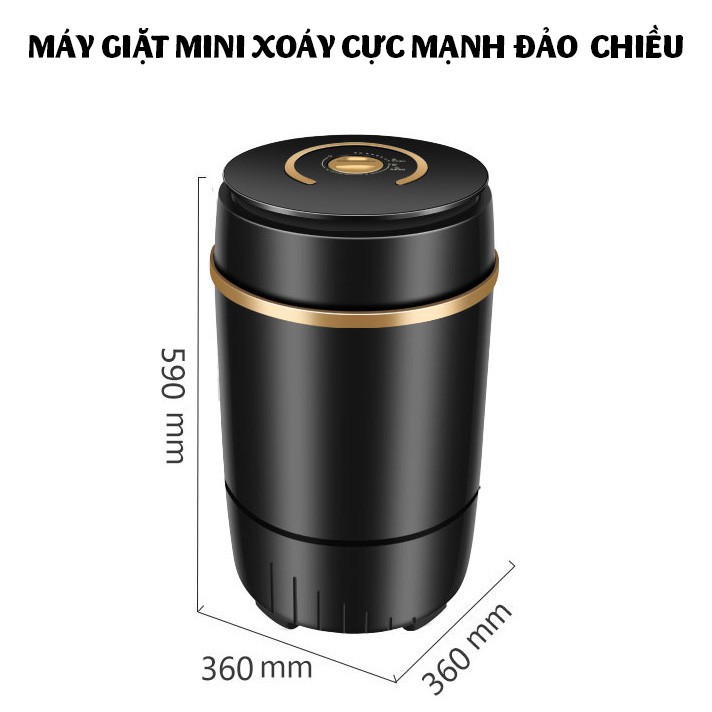 [BẢO HÀNH 1 NĂM] Máy giặt mini DEKE XPB-66 tiết kiệm điện nước cho sinh viên , giặt riêng đồ trắng đồ lót đồ cho bé