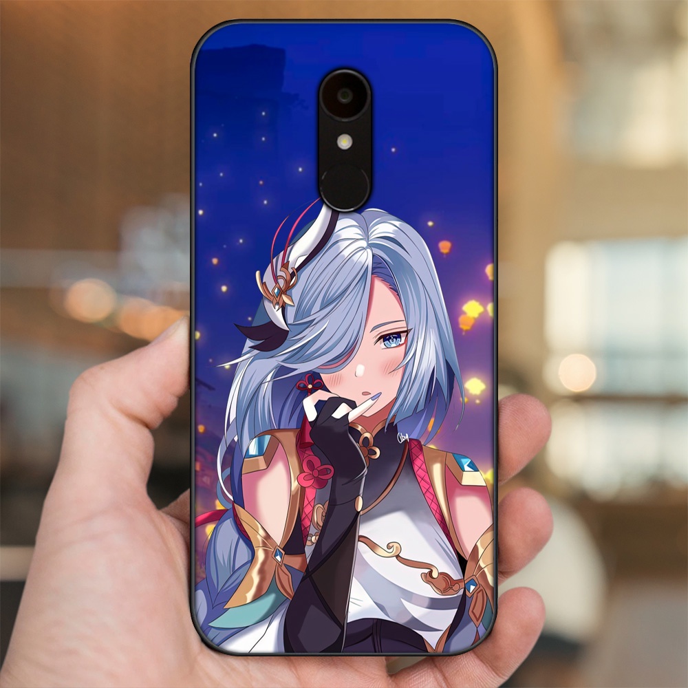 Ốp lưng Xiaomi Redmi 5 viền đen in hình Shenhe Genshin Impact