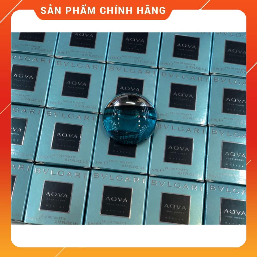 Nước Hoa Mini Nam Bvlgari Aqva Marine 5ml Chính Hãng Italia