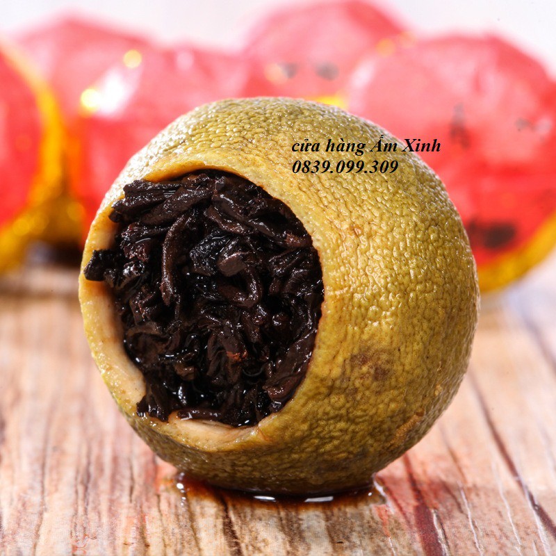 Trà Phổ Nhĩ Quýt Vân Nam Chính Hiệu  hộp 250 gram