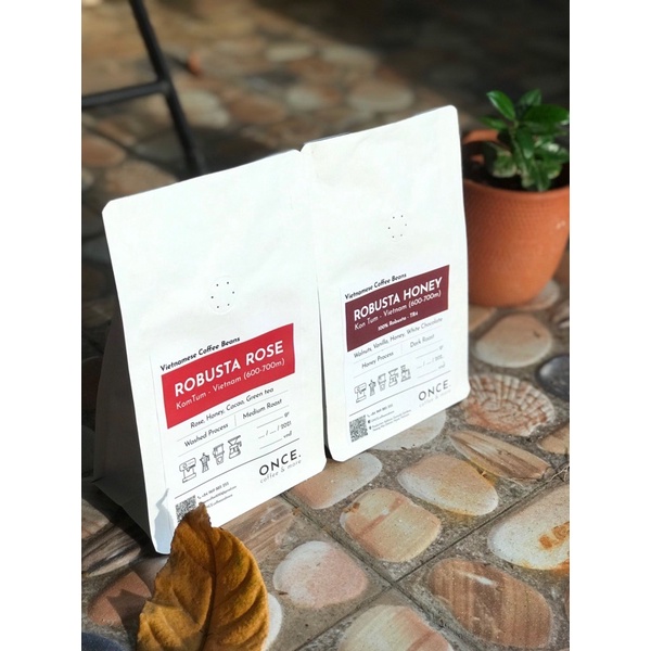 COMBO CAFE HẠT ROBUSTA (ROSE & HONEY) - HOA HỒNG/ CACAO/ TRÀ XANH/ MẬT ONG/ VANI/ ÓC CHÓ/ CHOCOLATE