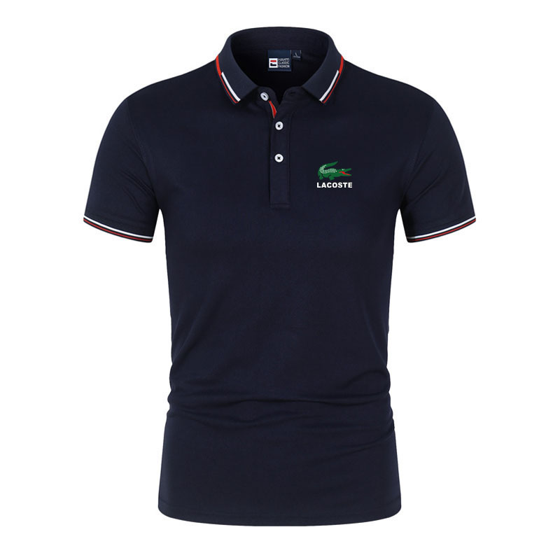 Lacoste áo polo Ngắn Tay Thời Trang Dành Cho Nam