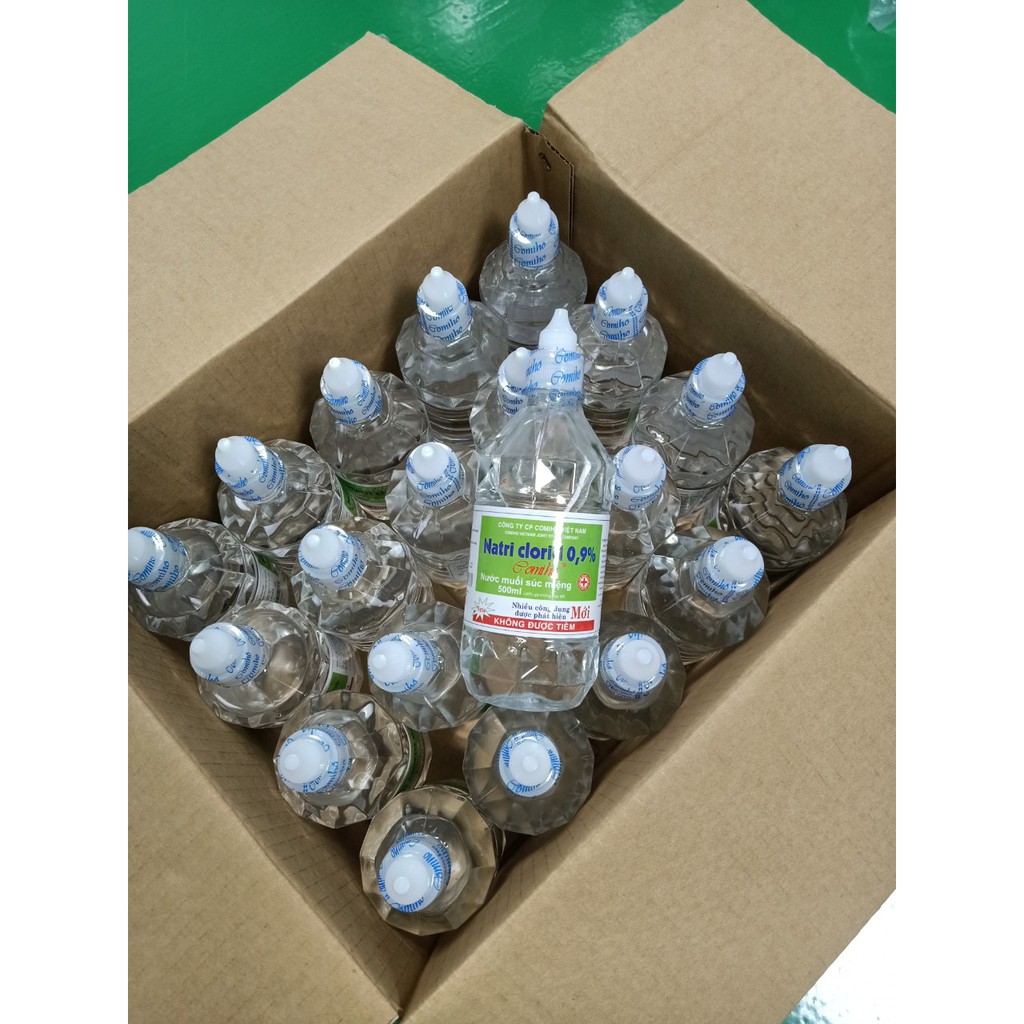 THÙNG Nước Muối Sinh Lý Sagopharco Natriclorid 0.9%