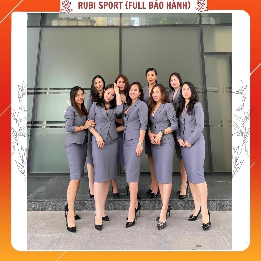 Vest thời trang chân váy bút chì thời trang công sở