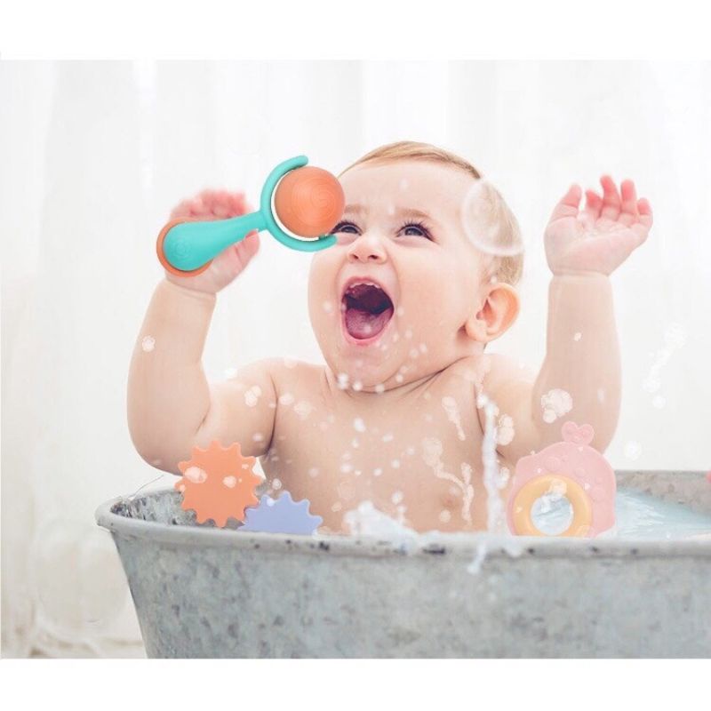 Hộp 10 món đồ chơi gặm nướu an toàn cho bé - Đồ chơi cho bé