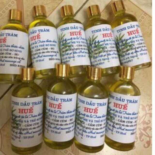 Tinh dầu tràm Huế 100% nguyên chất :100ml.50ml.30ml.20ml.10ml