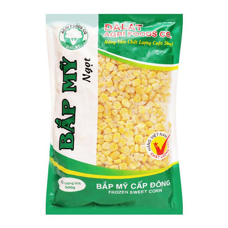 Ngô ngọt hiệu Dalat Agri Foods gói 500g