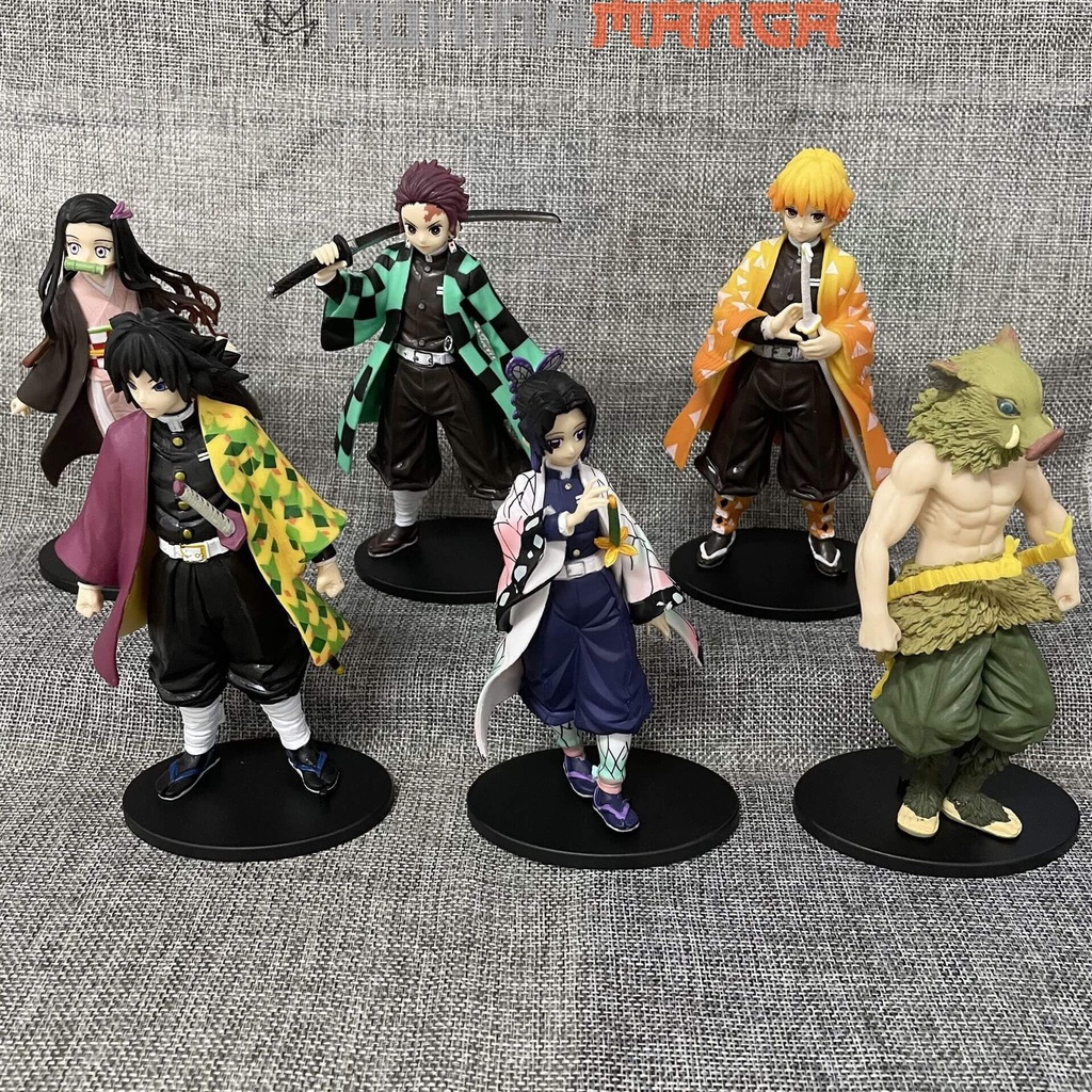 [CỰC RẺ] Mô hình Kimetsu No Yaiba Tanjiro Nezuko Zenitsu Inosuke Tomioka Giyuu Shinobu Viêm trụ Rengoku Muichiro Mitsuri