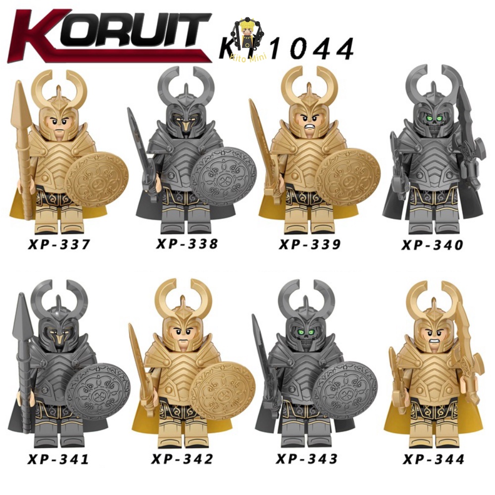 Đồ Chơi Minifigures Lắp Ráp Xếp Hình Lính Trong Marvel Asgard Thor KT1044