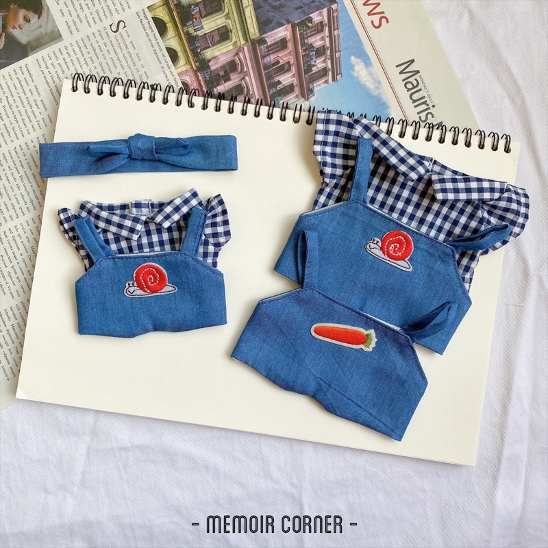 Outfit Doll 15cm & 20cm - Set đồ "Call me Patch"