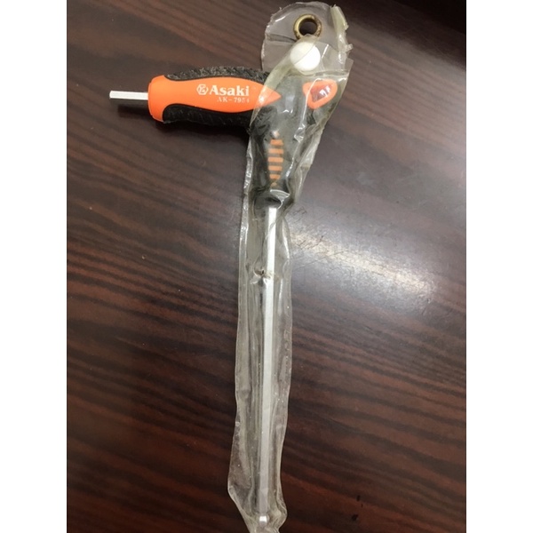 lục giác đầu bi 2mm tay vặn chữ T asaki ak-7951