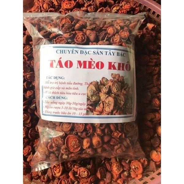 1kg táo mèo khô Tây bắc