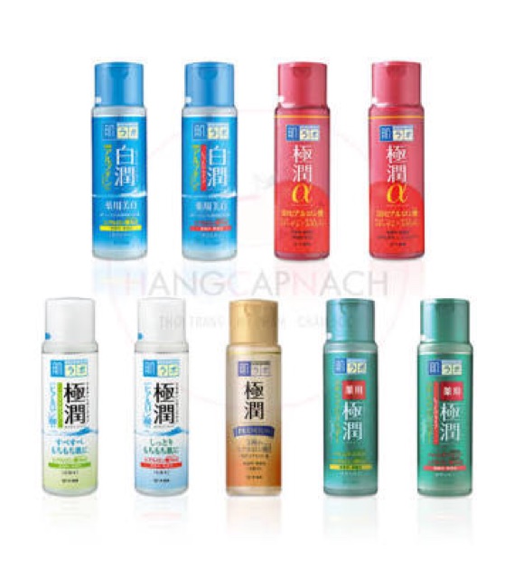 Nước hoa hồng Hadalabo các màu