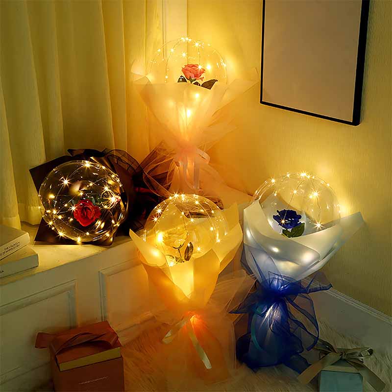 Bobo Bó Hoa Hồng Bong Bóng Dùng Làm Quà Tặng Sinh Nhật Cho Bạn Gái