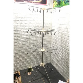 Cây phơi đồ inox 56 kẹp cho bé sơ sinh
