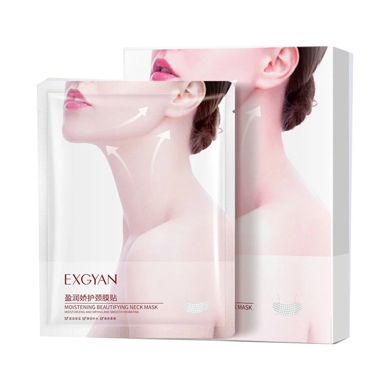 (Hàng Mới Về) Mặt Nạ Cổ Dưỡng Ẩm Làm Trắng Da Hiệu Quả