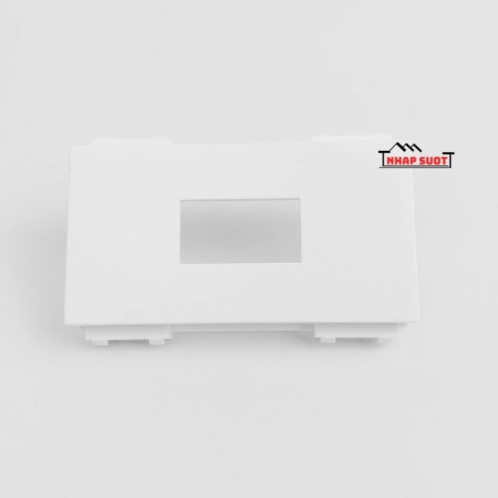 Đai Nhựa Lắp Mặt Át Khối NANOCO Màu Trắng Tuyết Dùng Cho Mặt Panasonic - NN81