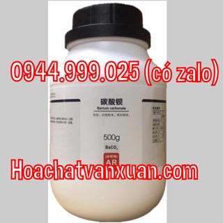 Hóa chất BaCO3 barium carbonate xilong CAS 513-77-9 bari cacbonat lọ 500g