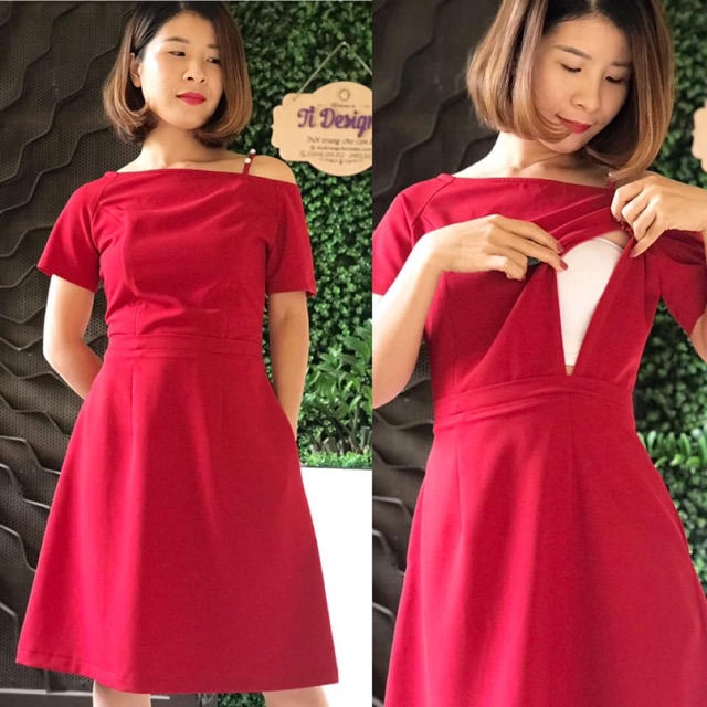 Thanh Ly váy cho con bú