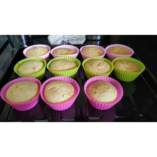Khuôn silicon cupcake tròn 7cm( 5 chiếc)