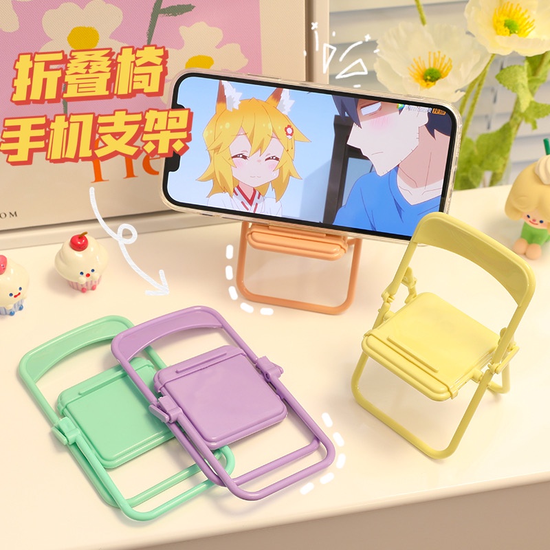 Giá đỡ điện thoại có thể gập lại thích hợp cho Iphone Samsung Oppo Vivo Xiaomi Redmi