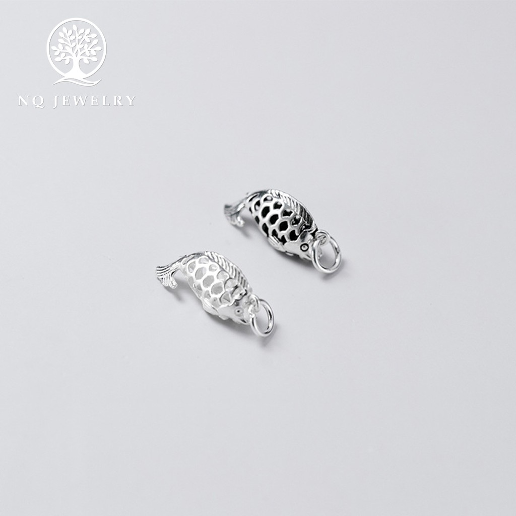 Charm bạc con cá treo - NQ Jewelry