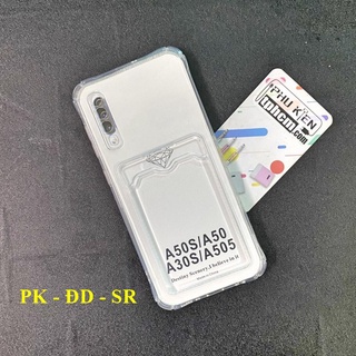 Ốp Lưng Samsung A30s - A50 - A50s Dẻo Trong Chống Sốc Đựng Card