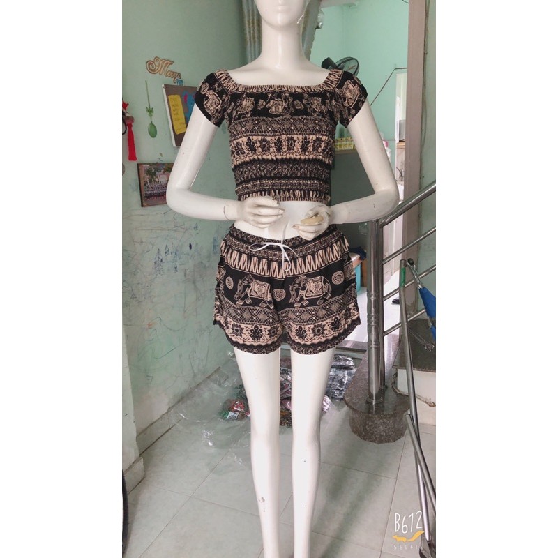 [chọn màu]bộ lanh croptop xinh xắn (35-55ky) | BigBuy360 - bigbuy360.vn