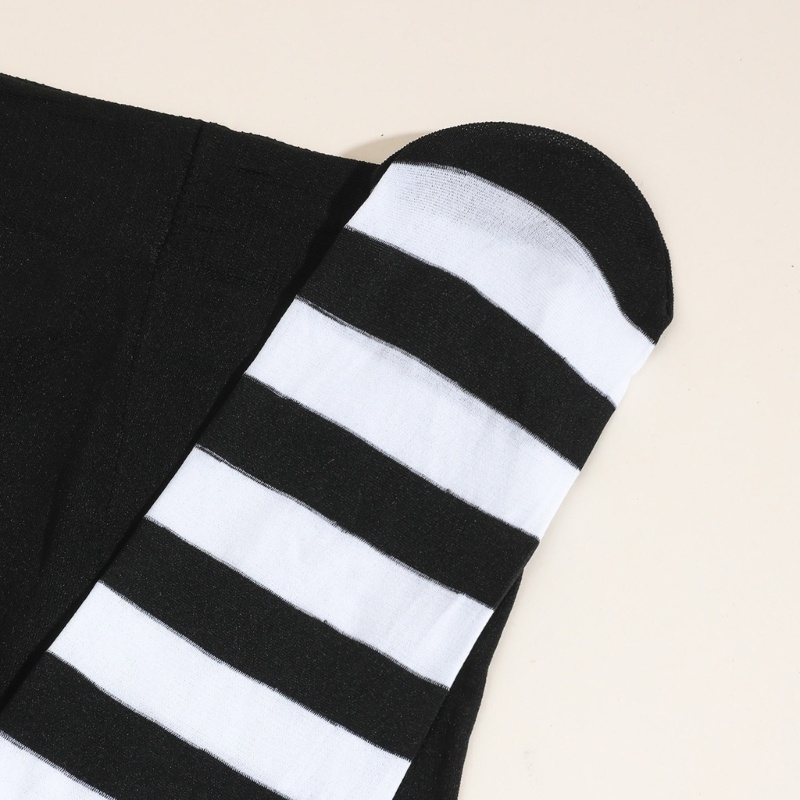 Brroa Quần Tất Sọc Nhiều Màu Hóa Trang Lễ Halloween Giáng Sinh