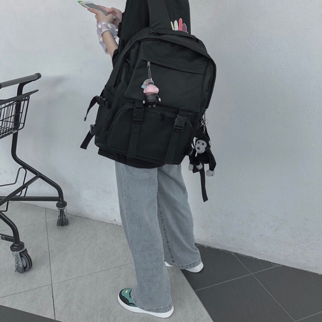 Balo nam nữ màu đen Unisex quốc dân  khuyên dùng