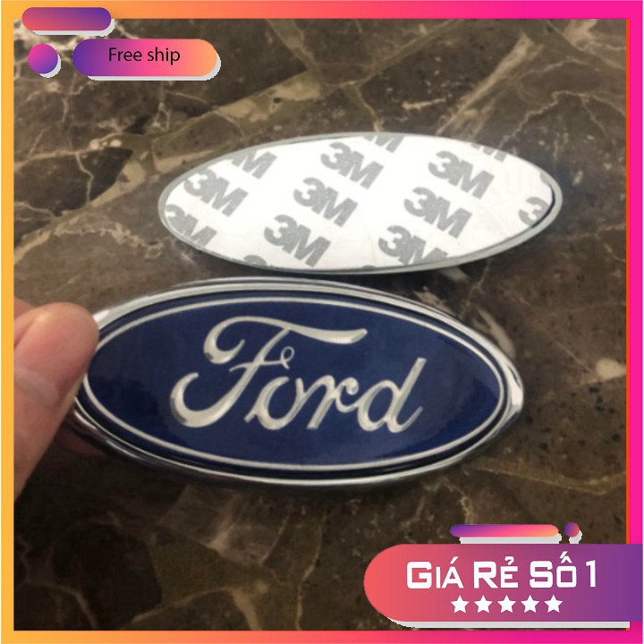 Logo BVBiểu tượng trước và sau xe ô tô Ford Kích thước 11.5*4.5cm: Mã KLJ115 BVB