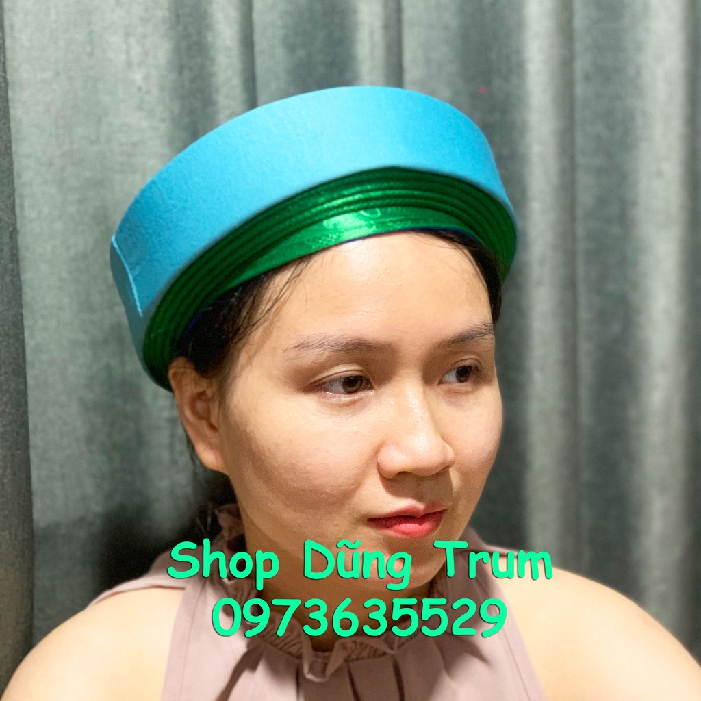 Khăn xếp quan, khăn đóng hầu giá, mấn đội đầu phụ kiện hầu đồng, chụp ảnh cổ trang