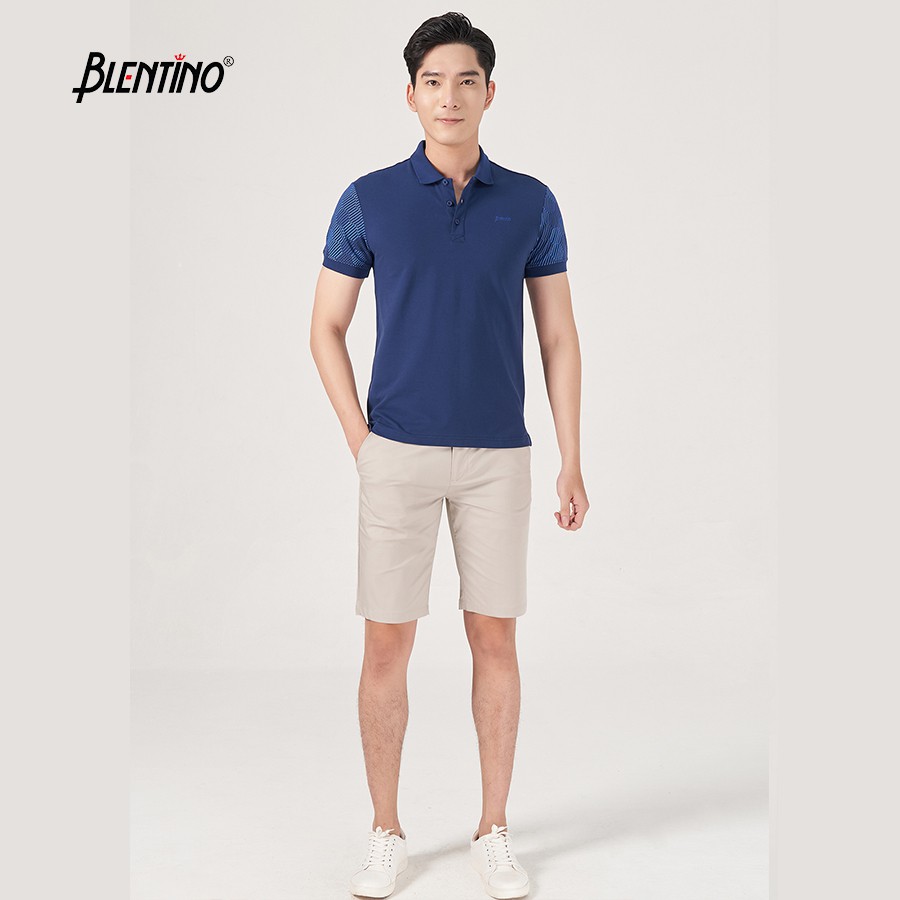 Blentino Áo polo thời trang nam, form dáng basic PL1121