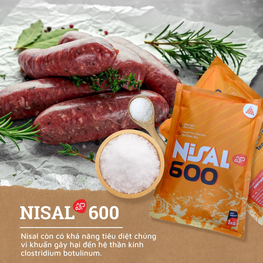 NISAL 600 AP- Tạo màu muối đỏ tự nhiên