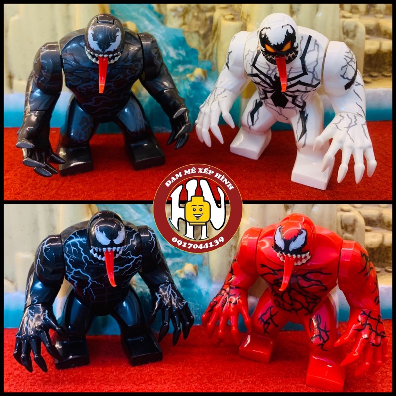 Đồ Chơi Xếp Hình - Lắp Ráp Venom - Riot - Anti Venom - Carnage - X0327 - Hàng Cao Cấp - Ảnh Shop !