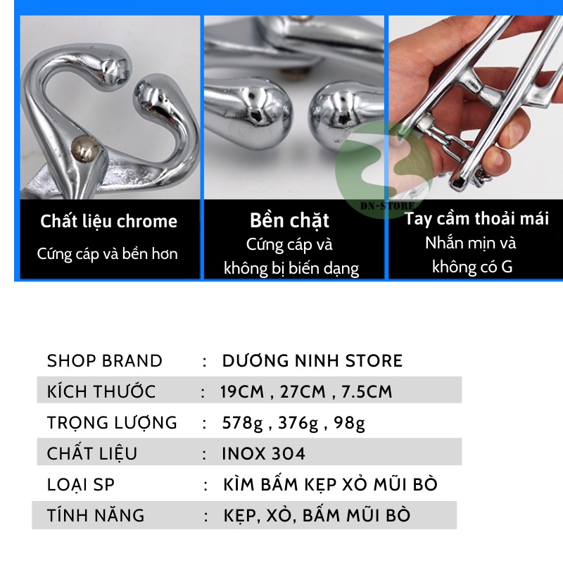 Kìm kẹp bấm mũi bò Dương ninh KM63