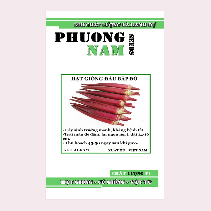 2GR - HẠT GIỐNG ĐẬU BẮP ĐỎ