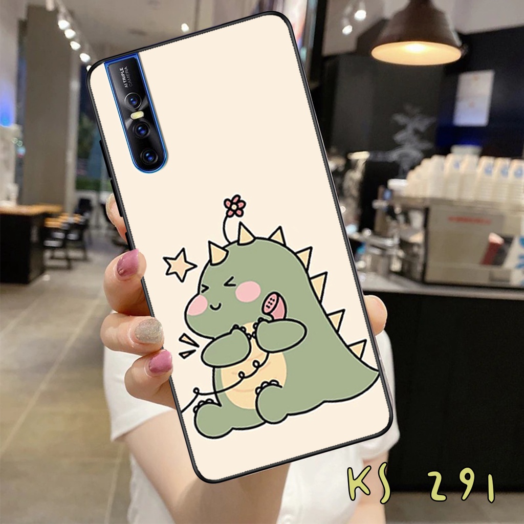 Ốp lưng Vivo V15 - Vivo V15 Pro - Vivo V17 - Vivo V17 Pro - Ốp in hình khủng long,dinosaur dễ thương