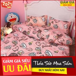 Drap ga trải giường vải mát,có bán thêm vỏ gối nằm,heo nhí nhố