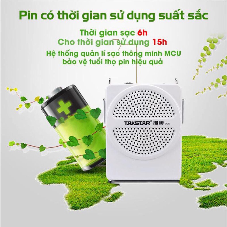 Takstar E126 loa mic Máy trợ giảng takstar E126 mini cao cấp, hướng dẫn viên, có dây ♥️♥️