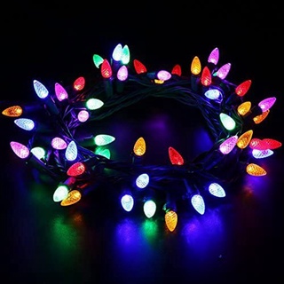 Dây đèn led 5m 50 bóng hình quả dâu trang trí giáng sinh