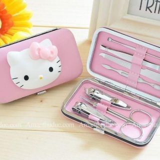 Bộ bấm móng 7 món hộp đựng dễ thương,,,