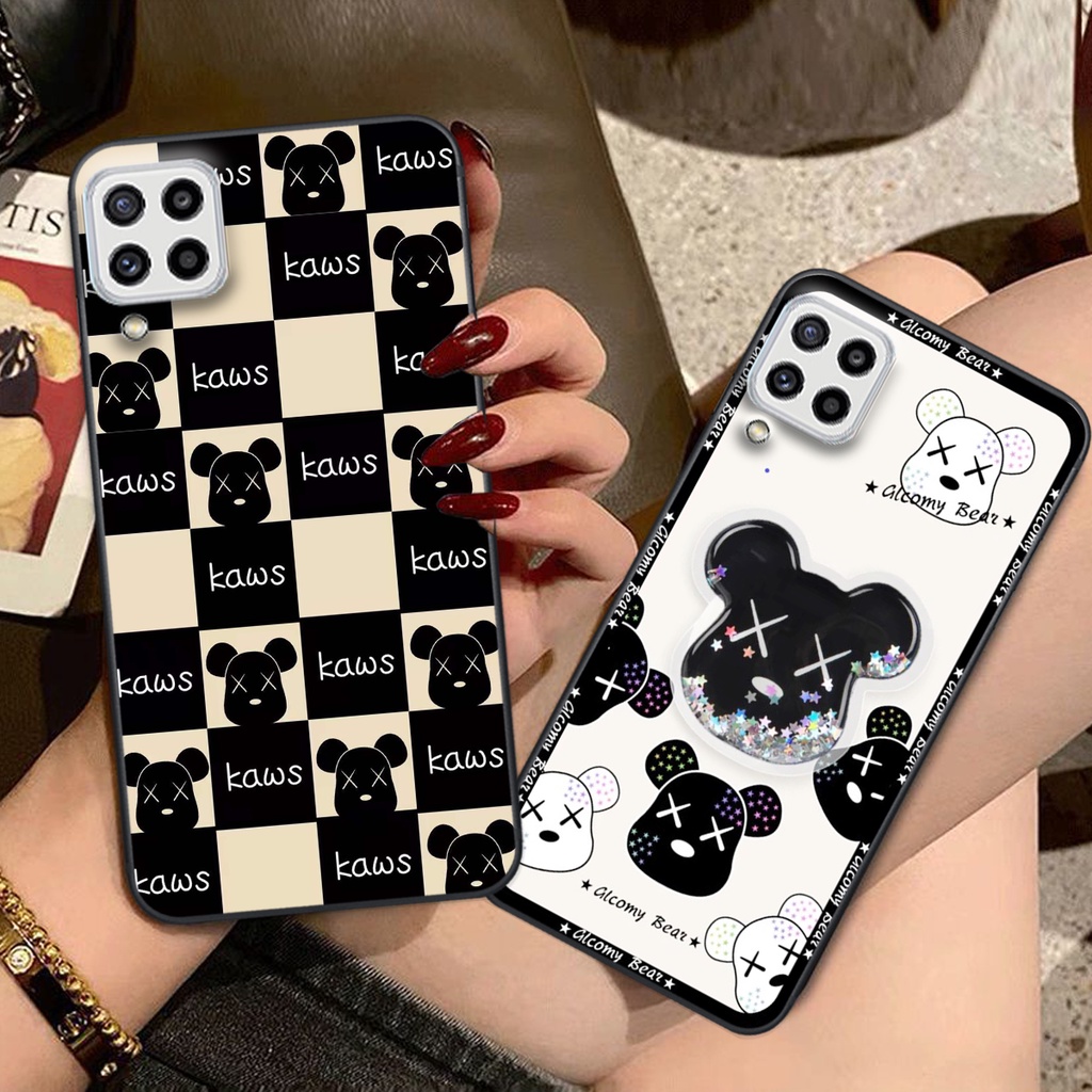 Ốp lưng Samsung M32 / M62 trái tim họa tiết caro, mikey họa tiết beabrick kaws cute