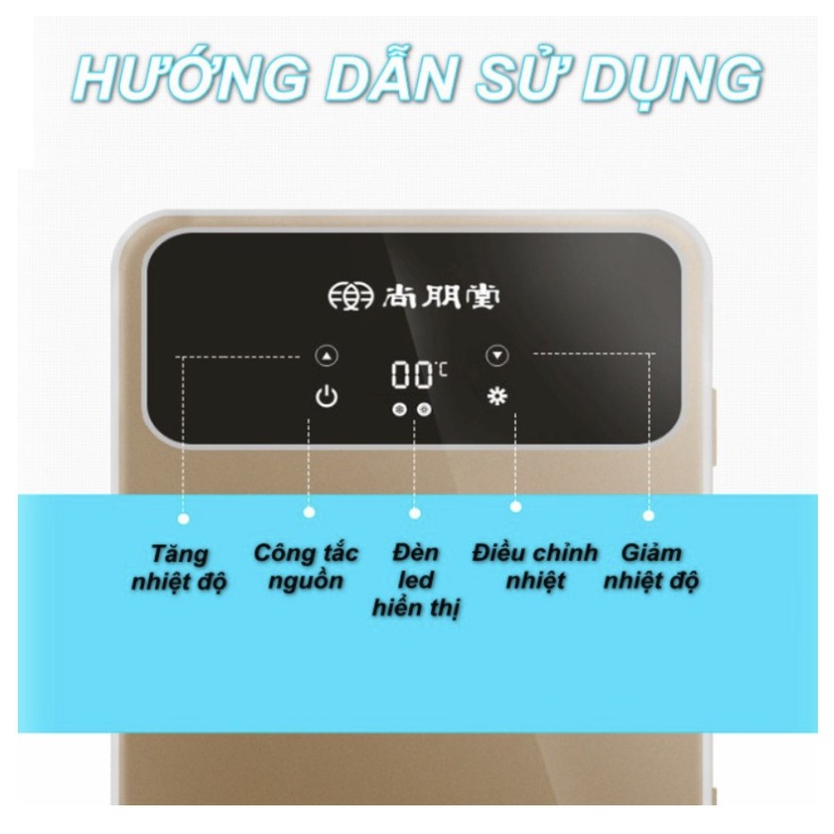 [ Hàng có sẵn ] - Tủ lạnh Hyundai 20L phiên bản mới có màn hình cảm ứng điều chỉnh nhiệt độ
