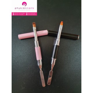Cọ Đắp Gel 2 Đầu - Đắp Gel, Tán Bột Đắp Móng ( 1 cây)
