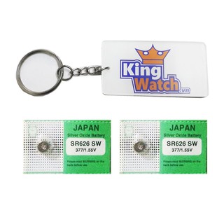 Bộ Sản Phẩm 2 Pin Nhật Cho Đồng Hồ + Móc Khóa