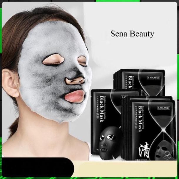 Một Miếng Mặt Nạ Sủi Bọt Thải Độc Detox Da Samanli Black Mask