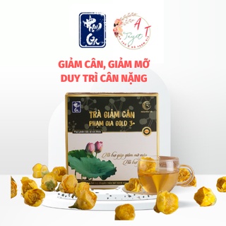 {}Trà giảm cân Phạm Gia gold 3+ hỗ trợ giảm cân (vai, bắp tay,mỡ bụng,mỡ đùi,giảm vòng eo rõ rệt